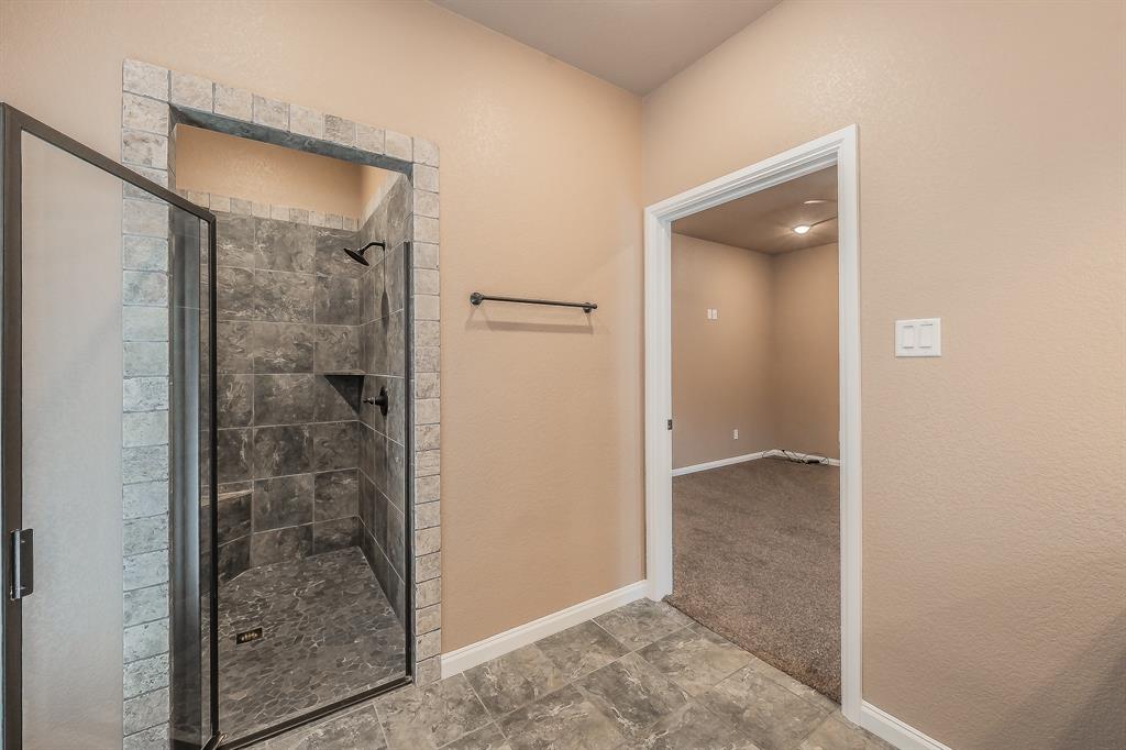 405 Edgewood Terrace Boyd, TX 76023 - Photo 37 of 39 Full size custom shower