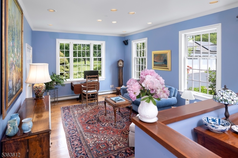 122 Bedens Brook Road Skillman, NJ 08558 - Photo 12 of 47 a living room with furniture and a potted plant