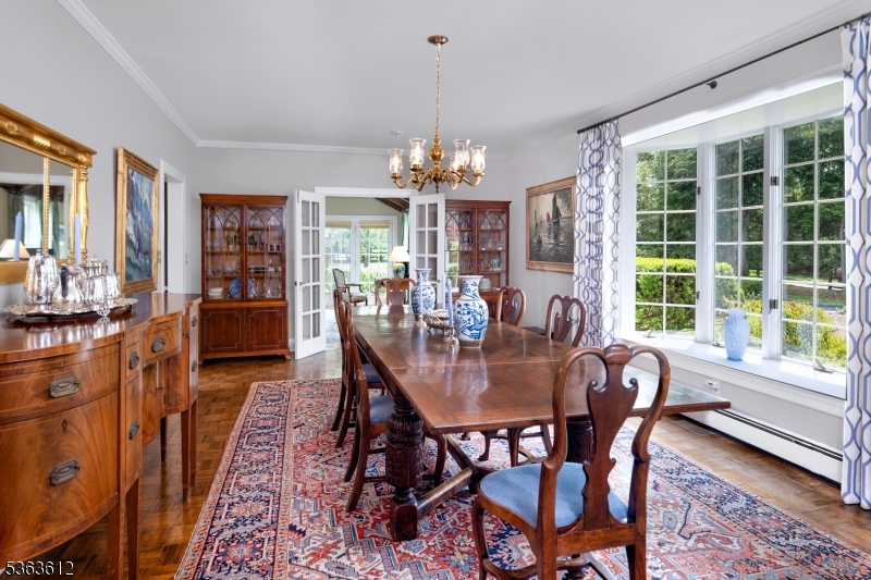 122 Bedens Brook Road Skillman, NJ 08558 - Photo 14 of 47 a view of a dining room with furniture window and outside view