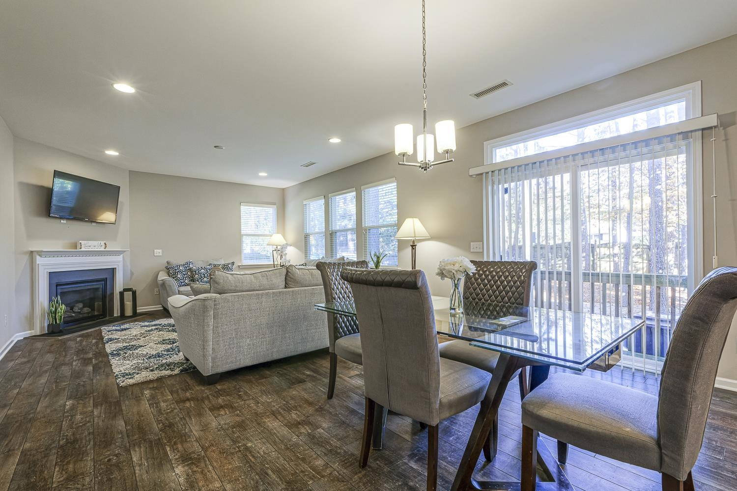 5705 Spring Glen Lane Raleigh, NC 27616 - Photo 15 of 39 Dinette open to Living Room/Den