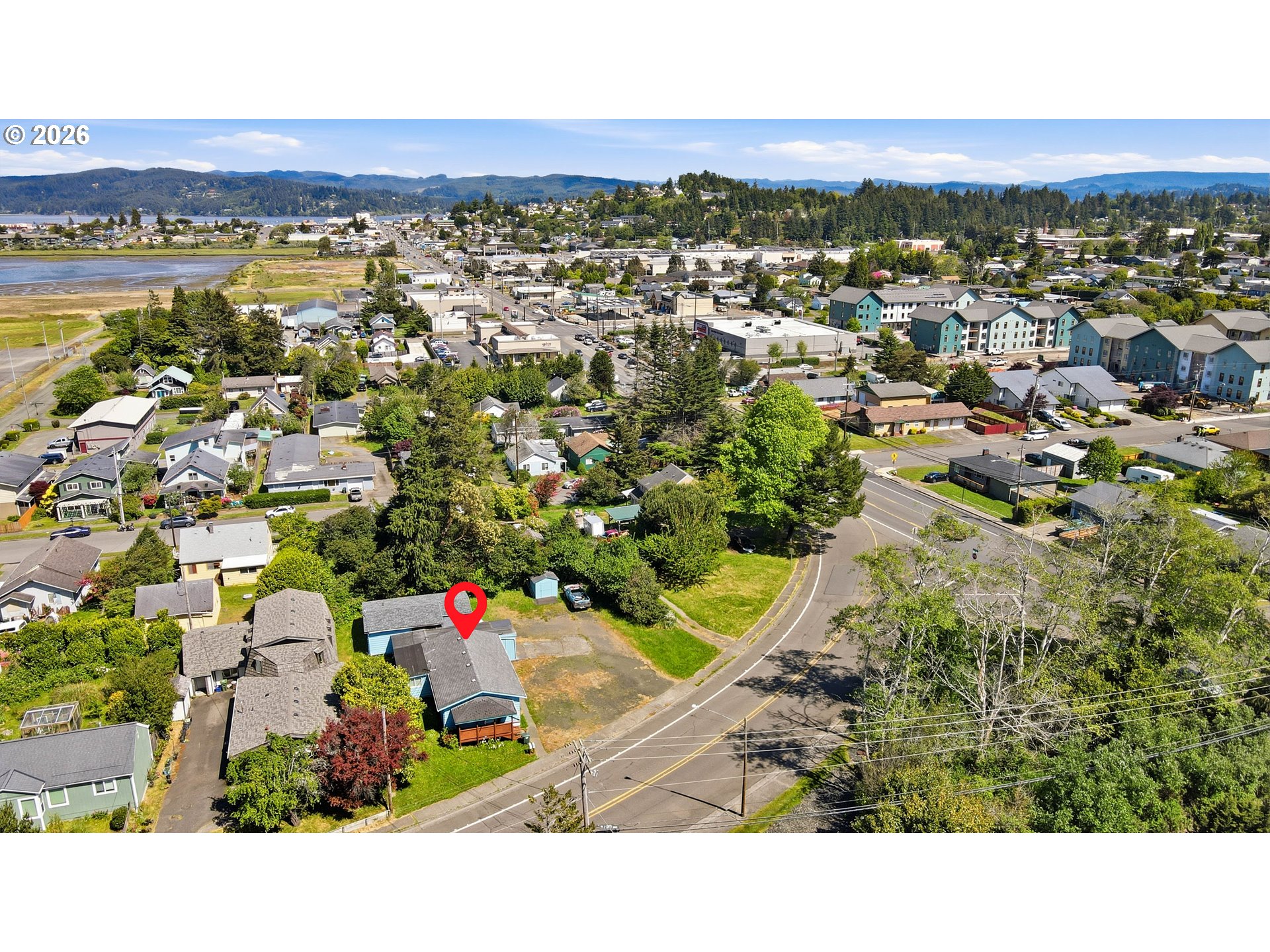 1955 Maple Street North Bend, OR 97459 - Photo 48 of 48 a view of city and ocean