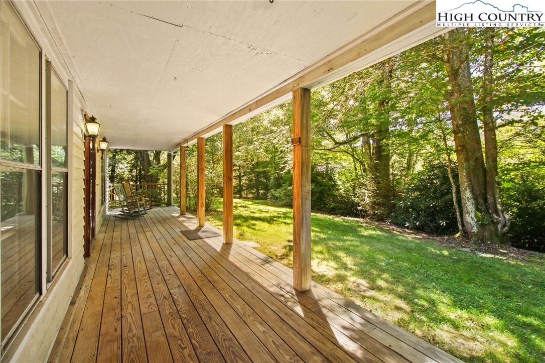 2166 George Hayes Road Boone, NC 28607 - Photo 11 of 50 a view of balcony with wooden floor