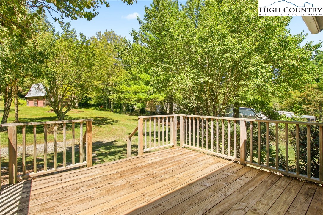 2166 George Hayes Road Boone, NC 28607 - Photo 13 of 50 a view of balcony and deck with wooden floor