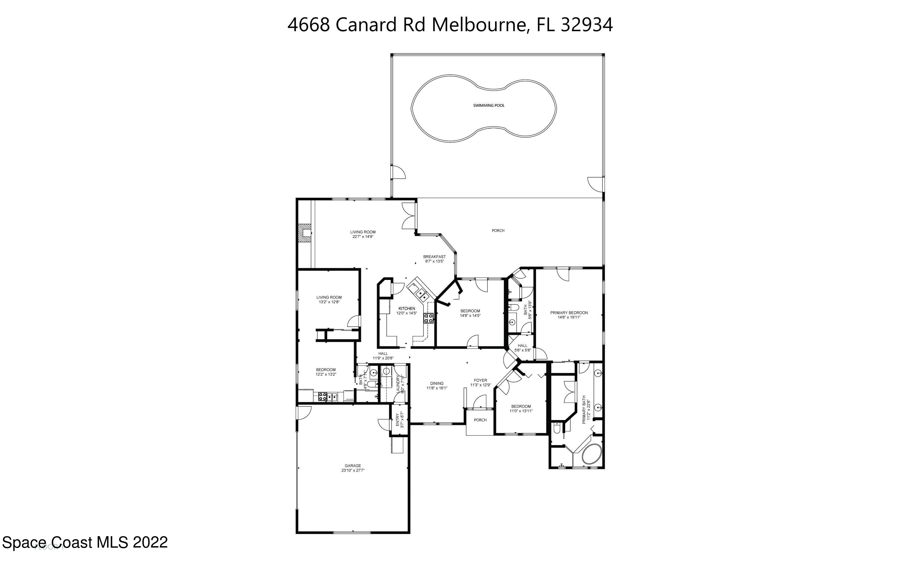 4668 Canard Road Melbourne, FL 32934 - Photo 29 of 29 a picture of a wall with a white wall