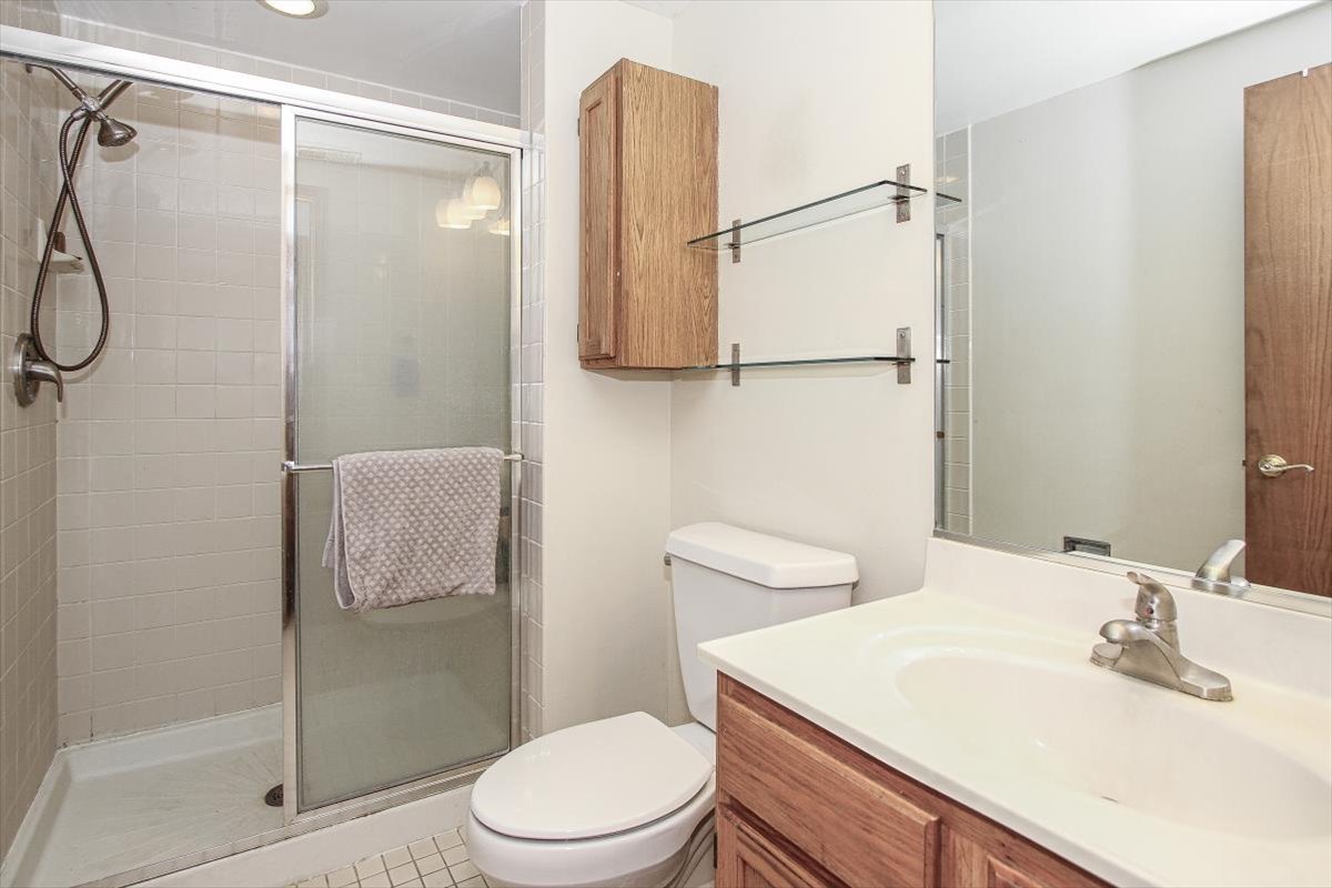 944 1st Street, Unit 944 Batavia, IL 60510 - Photo 17 of 26 a bathroom with a sink a toilet and shower