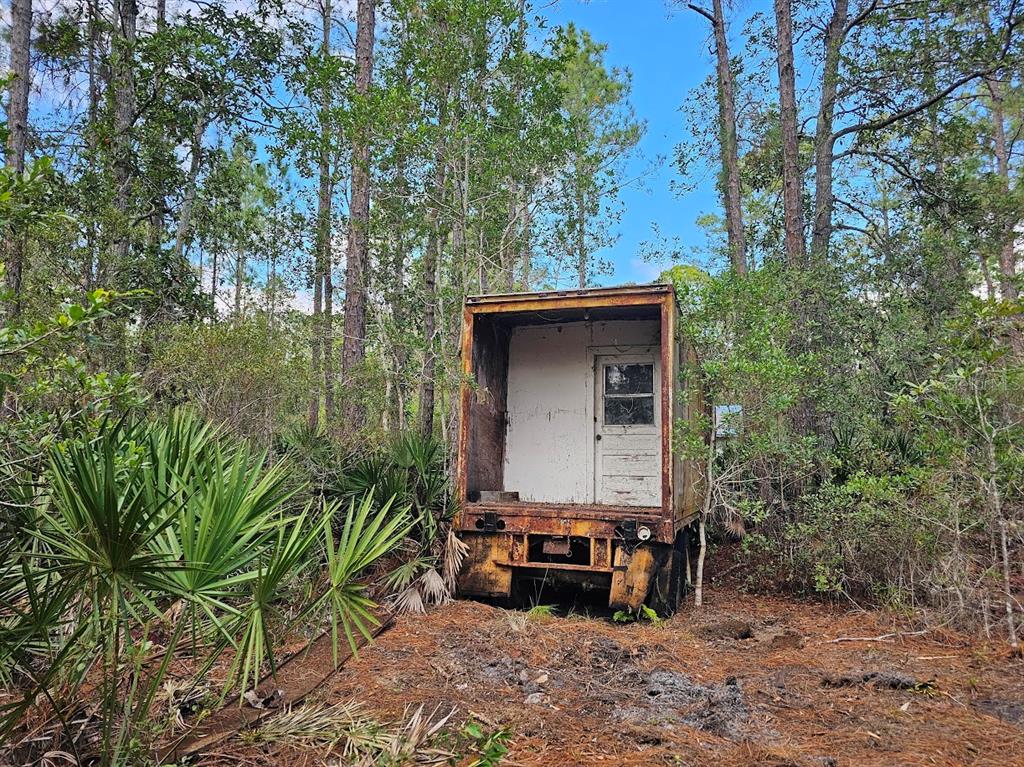 804 Shell Harbor Road Pierson, FL 32180 - Photo 26 of 27 a view of a bench in a backyard