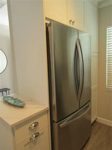 a close view of washer and dryer