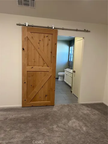 a view of an empty room