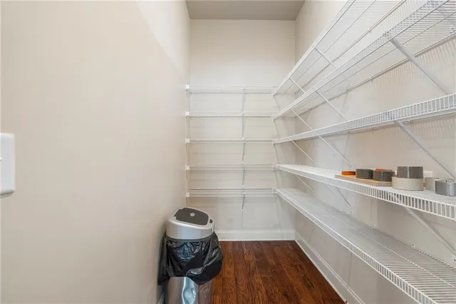 a view of a walk in closet