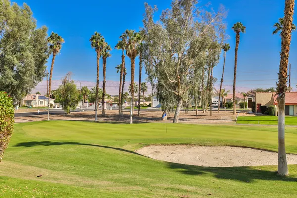 a view of a golf course