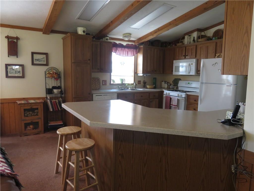 206 Sunbury Road Slippery Rock, PA 16057 - Photo 10 of 24 The large breakfast bar can accommodate 4 or 5 bar stools.