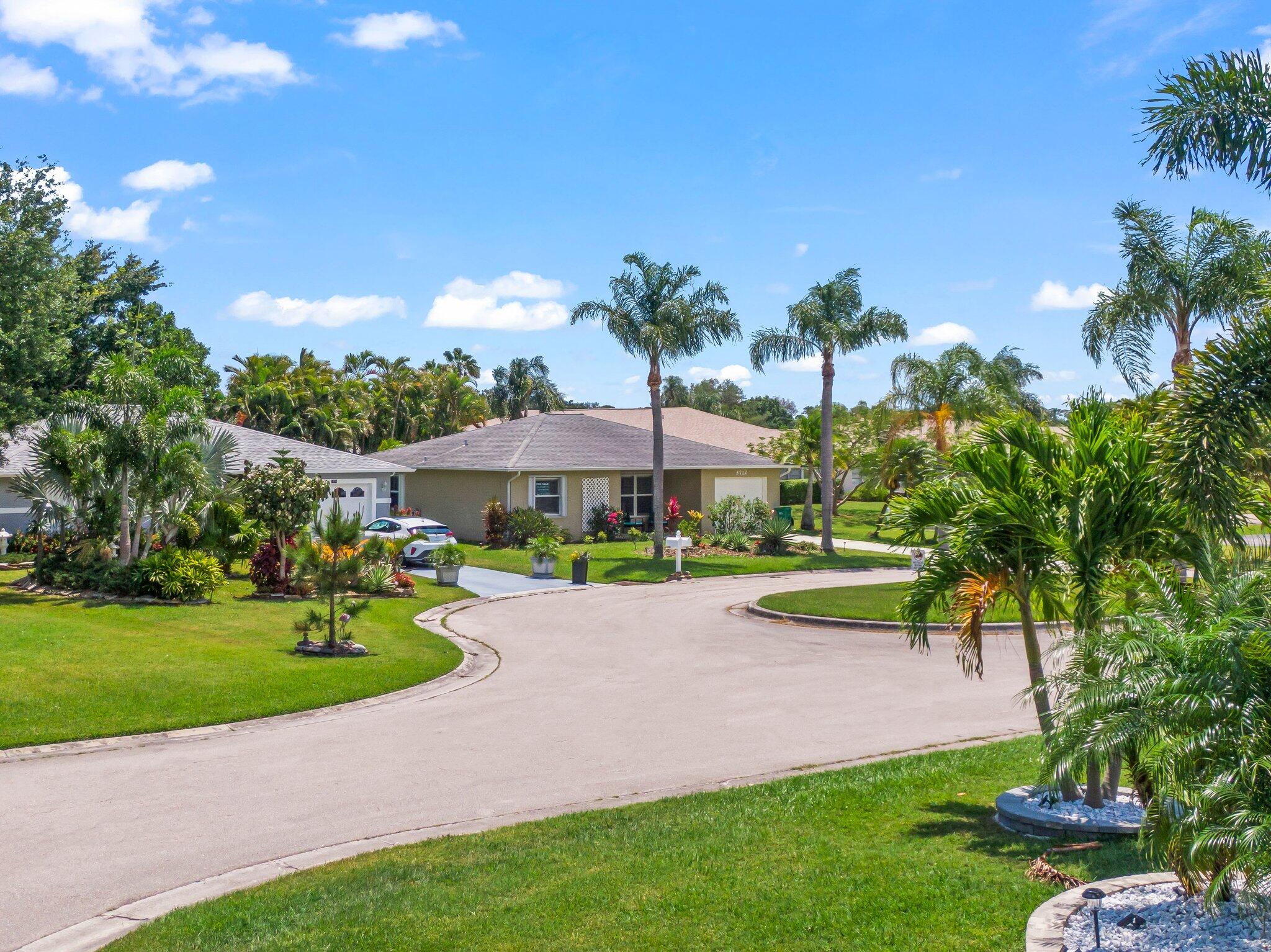5712 Spindle Place Fort Pierce, FL 34982 - Photo 24 of 35 a view of a garden with an outdoor space