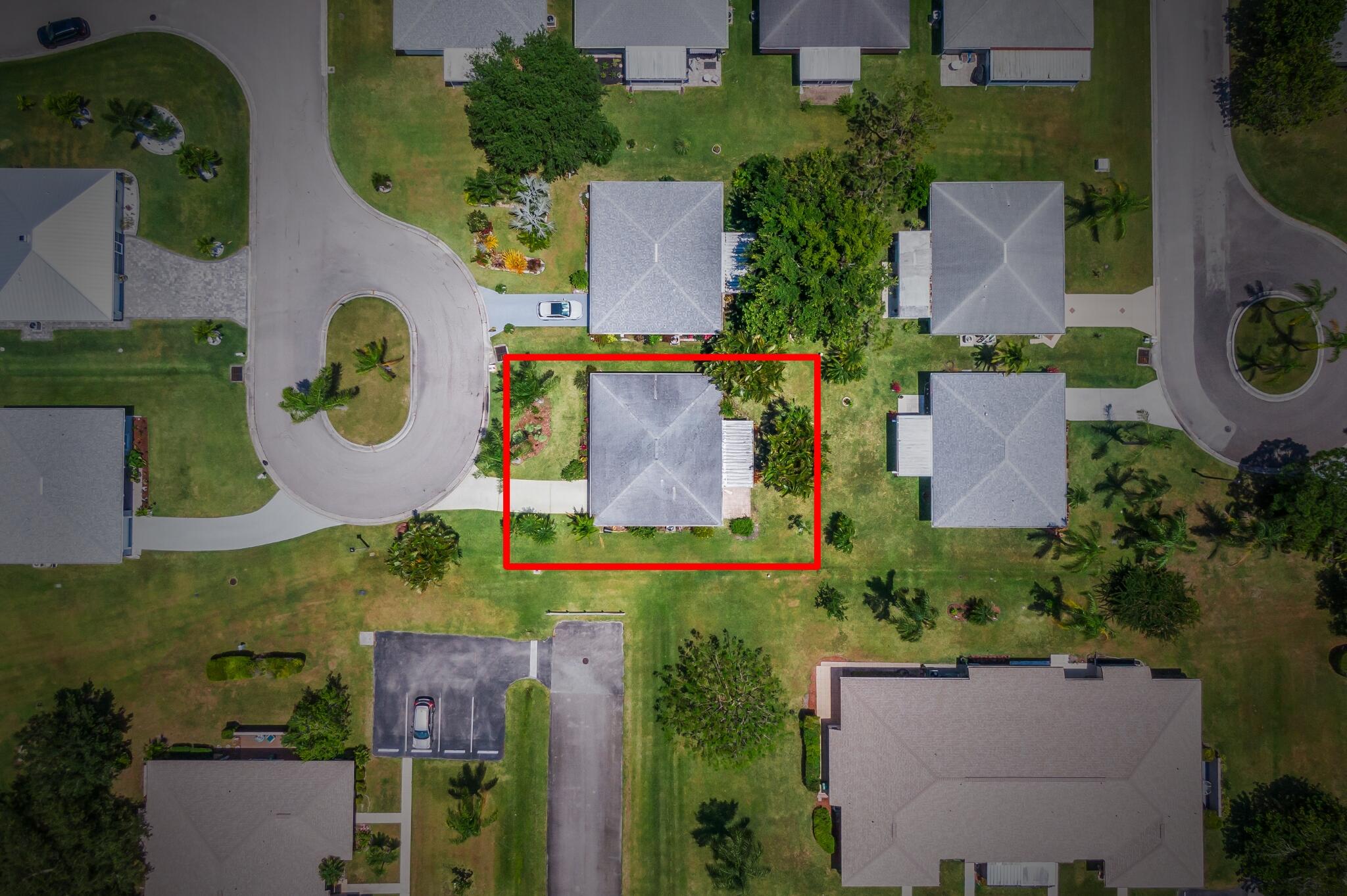 5712 Spindle Place Fort Pierce, FL 34982 - Photo 3 of 35 an aerial view of residential house with outdoor space and swimming pool