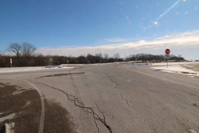 a view of an ocean and beach