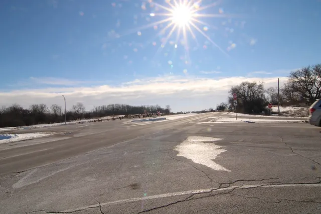 a view of a city street
