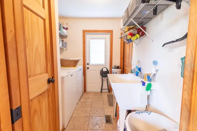 a view of an ocean and beach