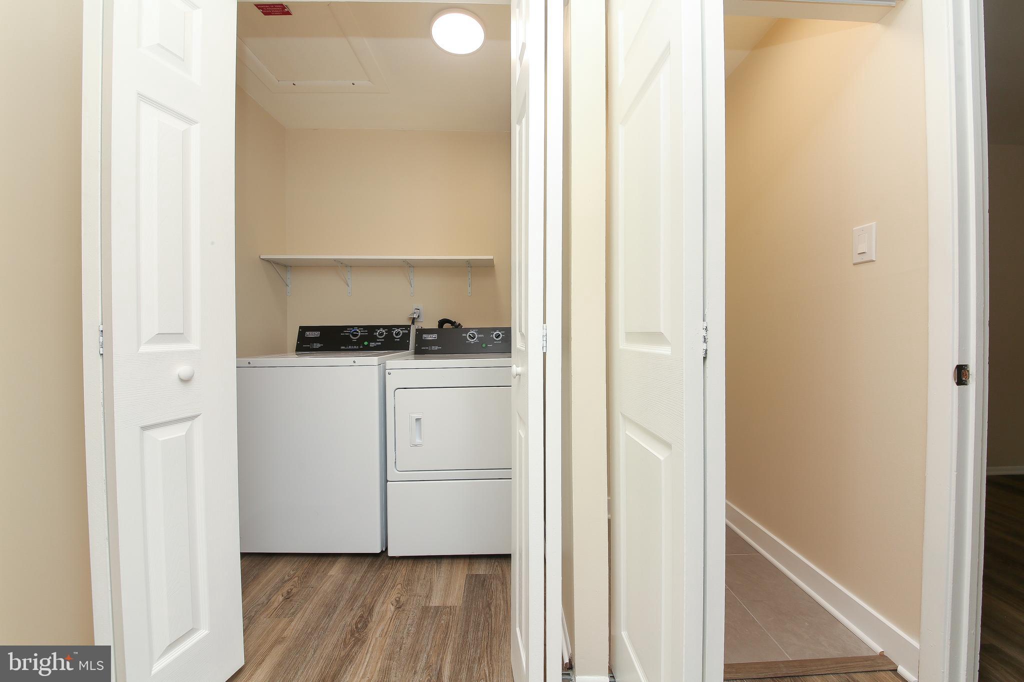 463 Old Forge Crossing, Unit 463 Devon, PA 19333 - Photo 15 of 35 In-unit laundry is inside a large closet