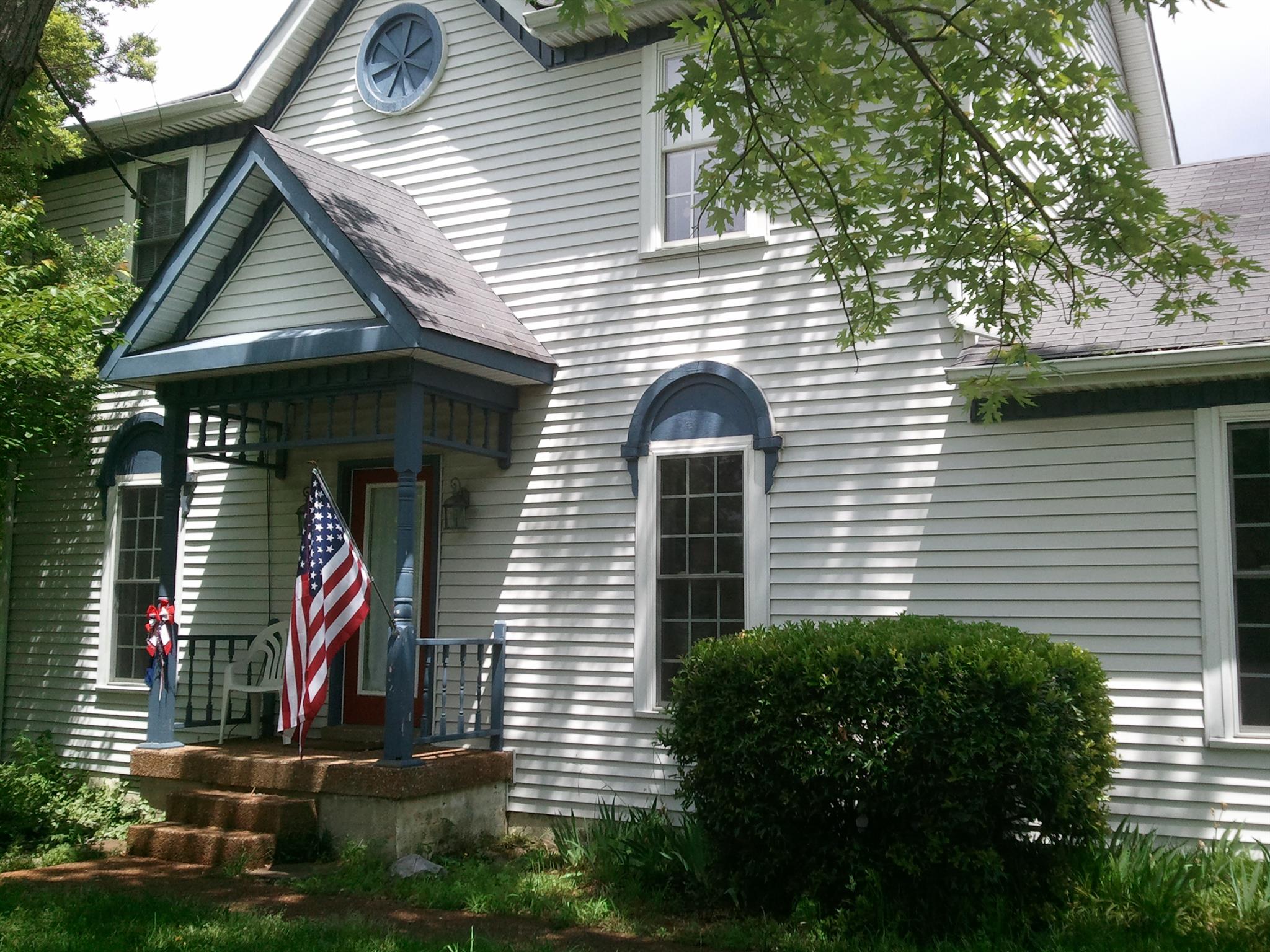 Front of home left