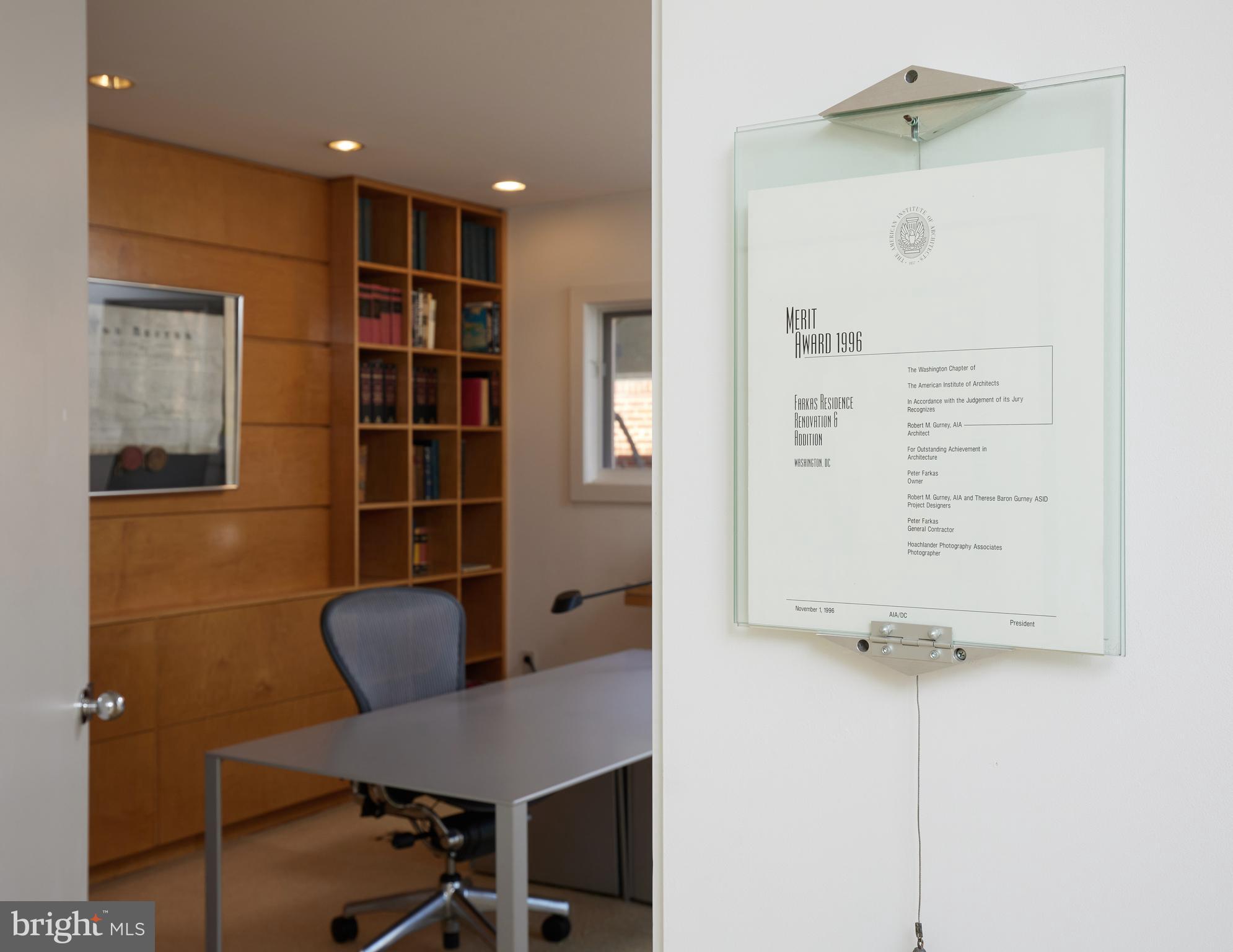 4527 Q Place Northwest Washington, DC 20007 - Photo 10 of 59 a view of a workspace