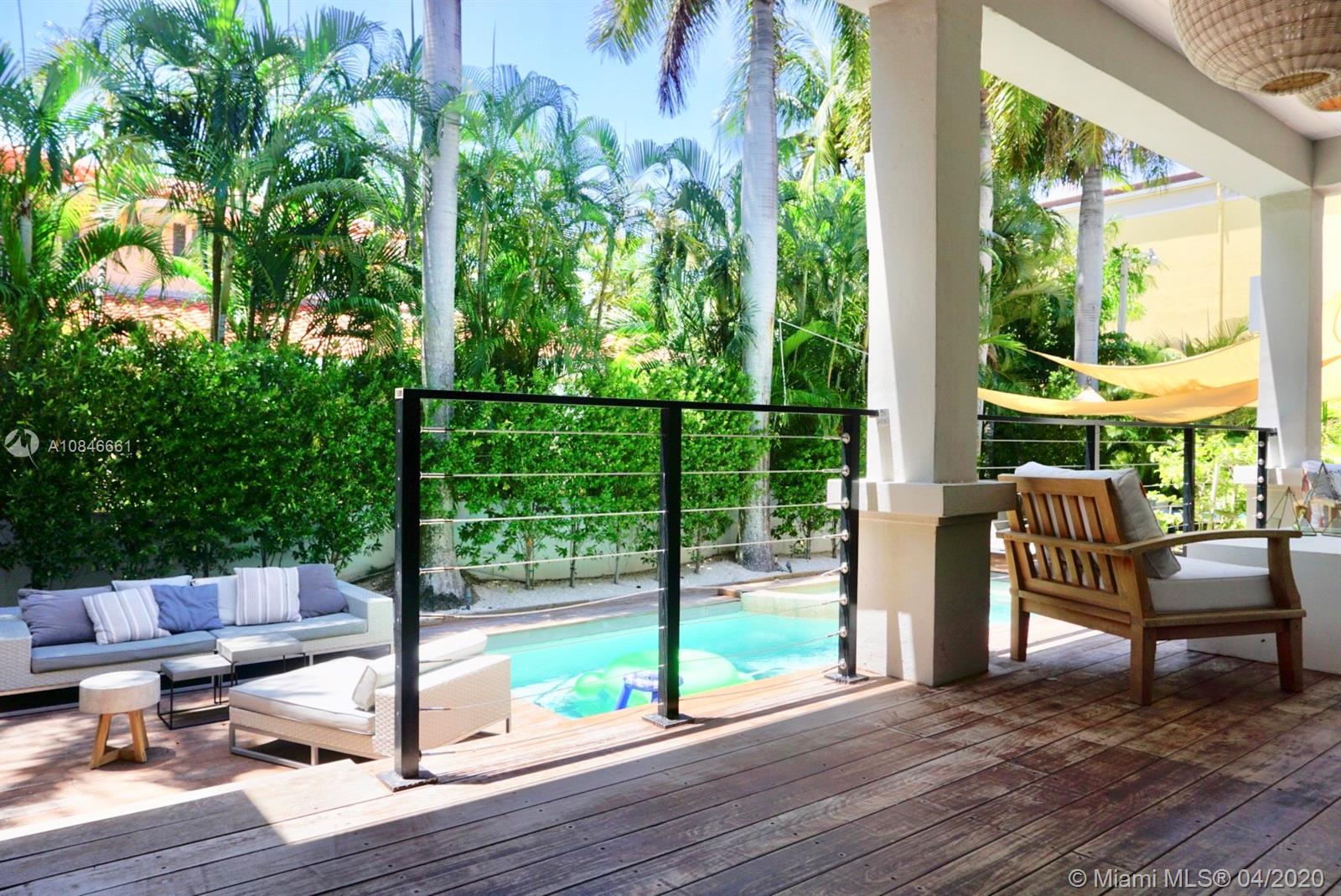 662 Woodcrest Road Key Biscayne, FL 33149 - Photo 35 of 48 View from terrace off living room