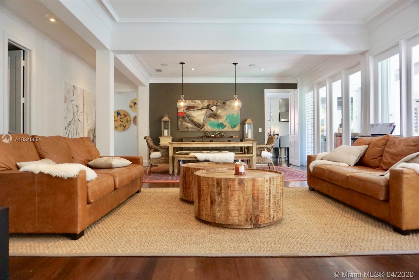 662 Woodcrest Road Key Biscayne, FL 33149 - Photo 5 of 48 Spacious Living and Dining rooms that open to terrace