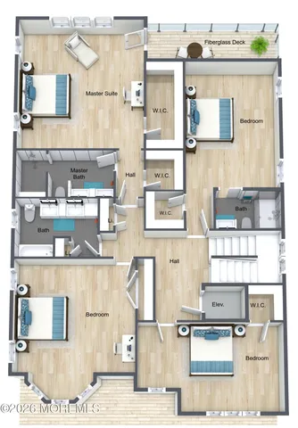 a front view of a building