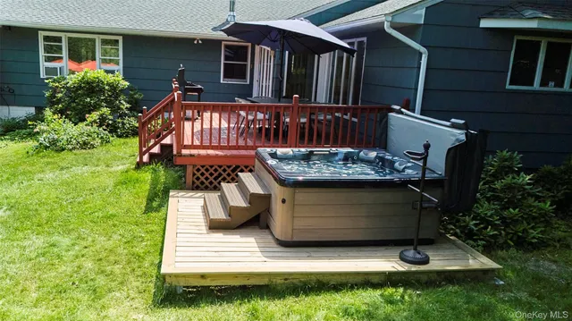 a view of outdoor space deck and patio