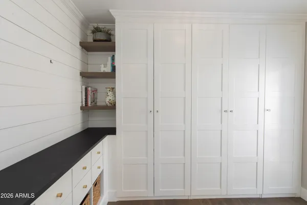 a view of walk in closet