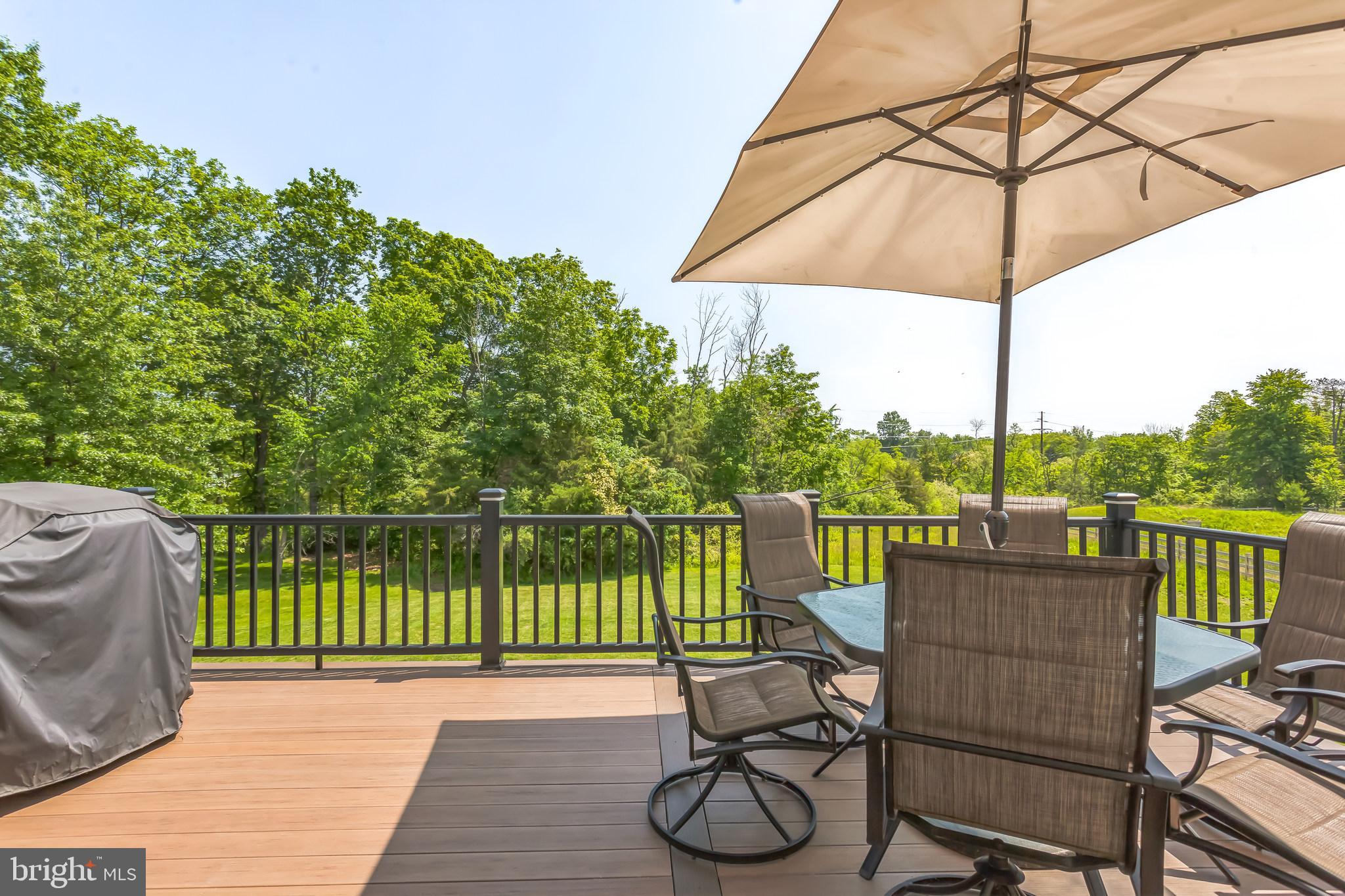 126 Pixie Moss Road Pottstown, PA 19464 - Photo 12 of 29 Deck off kitchen with plenty of privacy