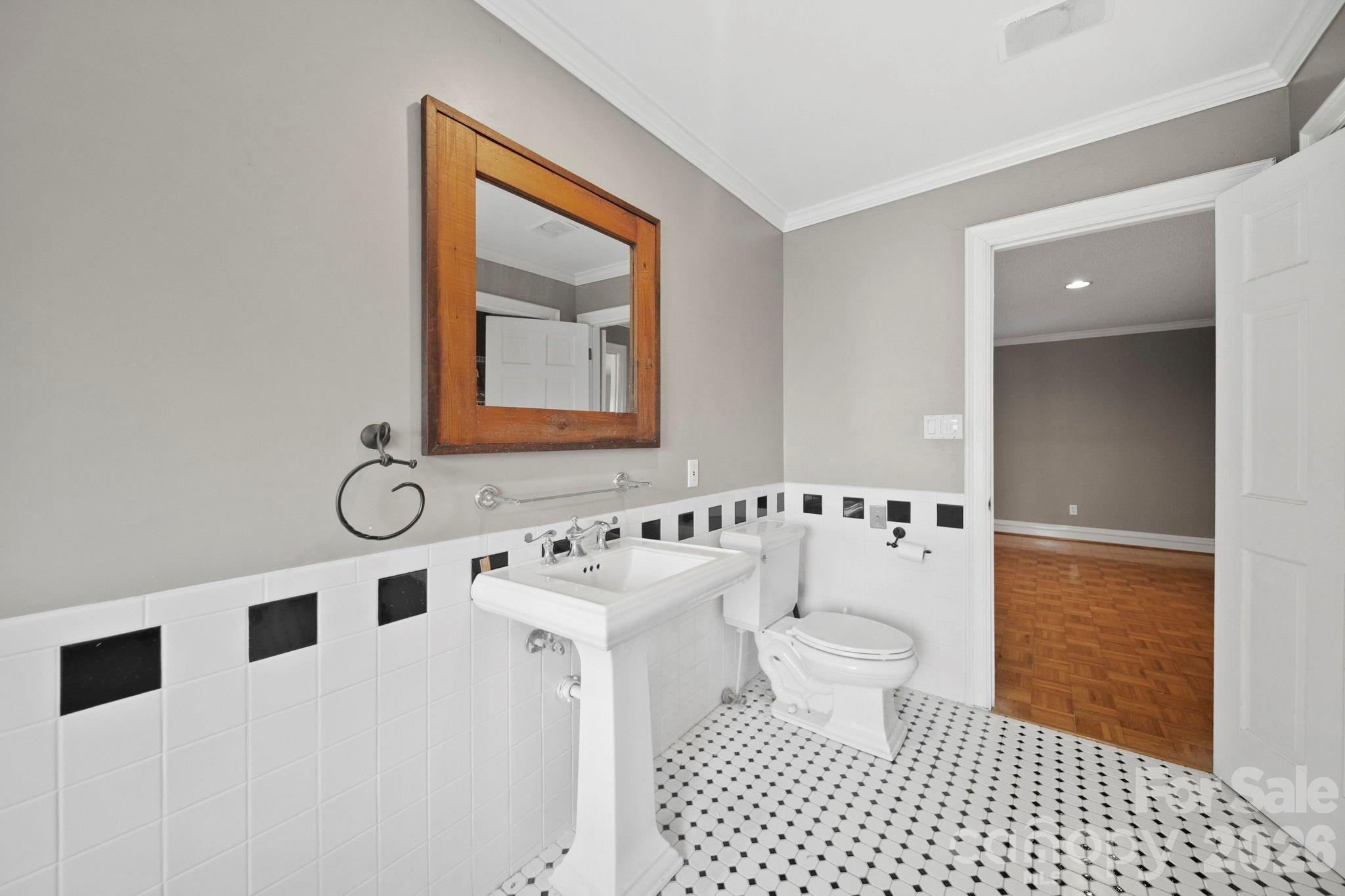 1109 Union Road Gastonia, NC 28054 - Photo 32 of 44 a bathroom with a sink toilet and shower