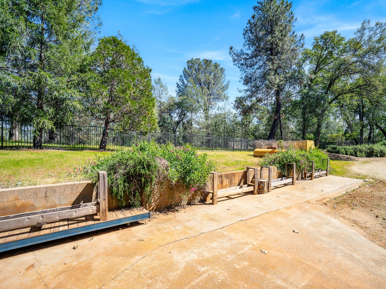 6460 Claim Street Placerville, CA 95667 - Photo 16 of 86 a view of a swimming pool with a patio and yard