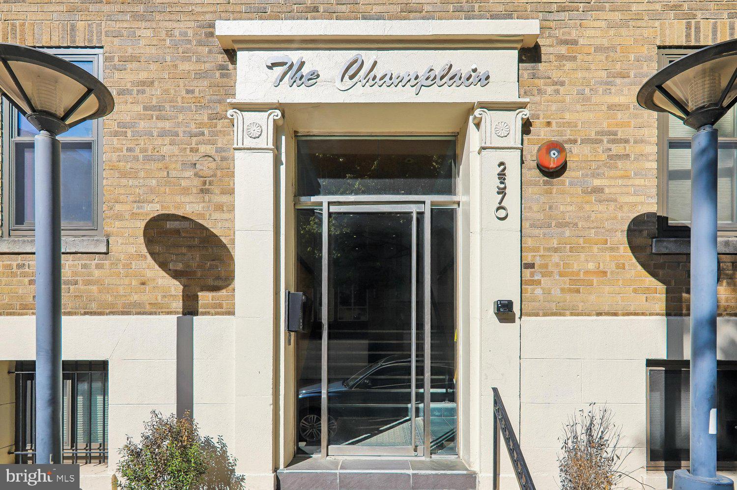 2370 Champlain Street Northwest, Unit 35 Washington, DC 20009 - Photo 2 of 49 a front view of a building with entryway