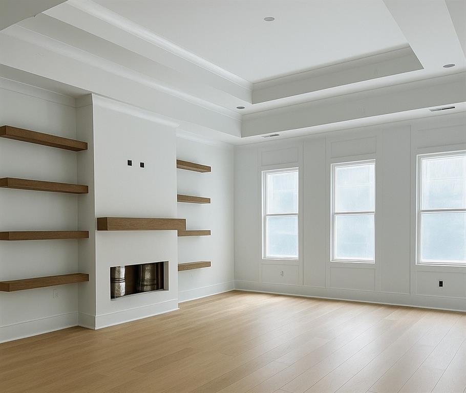 2596 Camp Mitchell Road Grayson, GA 30017 - Photo 4 of 6 a view of a livingroom with an empty space and a fireplace