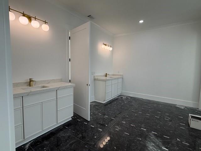 2596 Camp Mitchell Road Grayson, GA 30017 - Photo 8 of 19 a bathroom with a sink and mirror