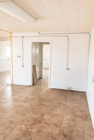 a view of an empty room