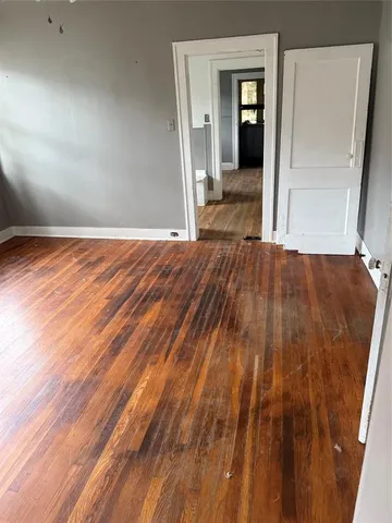 wooden floor in an empty room