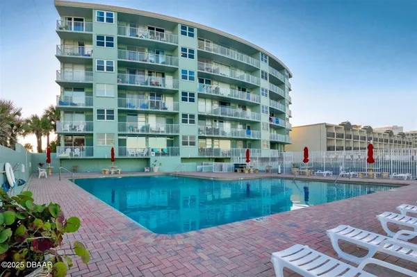 a view of swimming pool with outdoor space