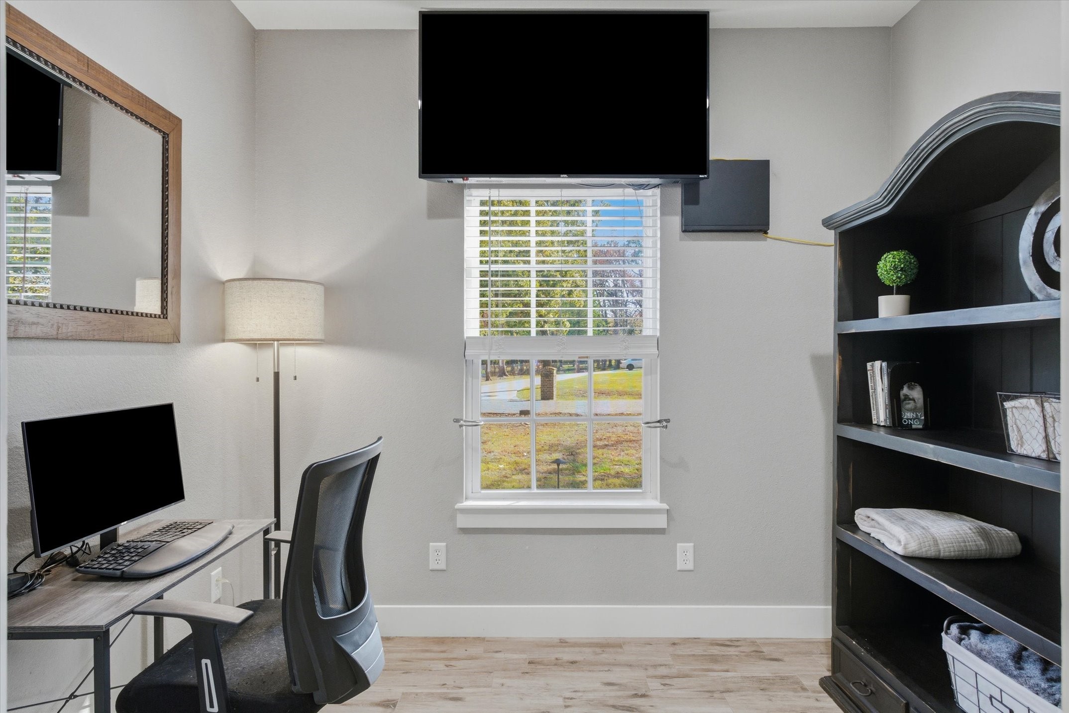 271 Rscr 4269 Emory, TX 75440 - Photo 16 of 48 a view of a workspace with furniture and a window