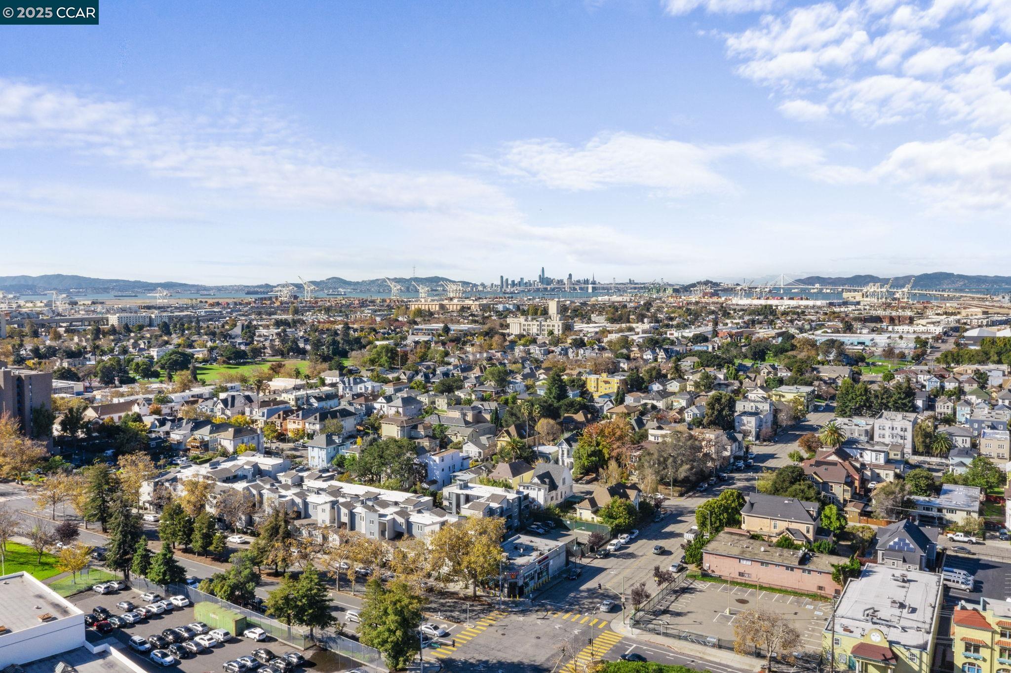 814 20th Street Oakland, CA 94607 - Photo 15 of 27 an aerial view of a city with lots of residential buildings