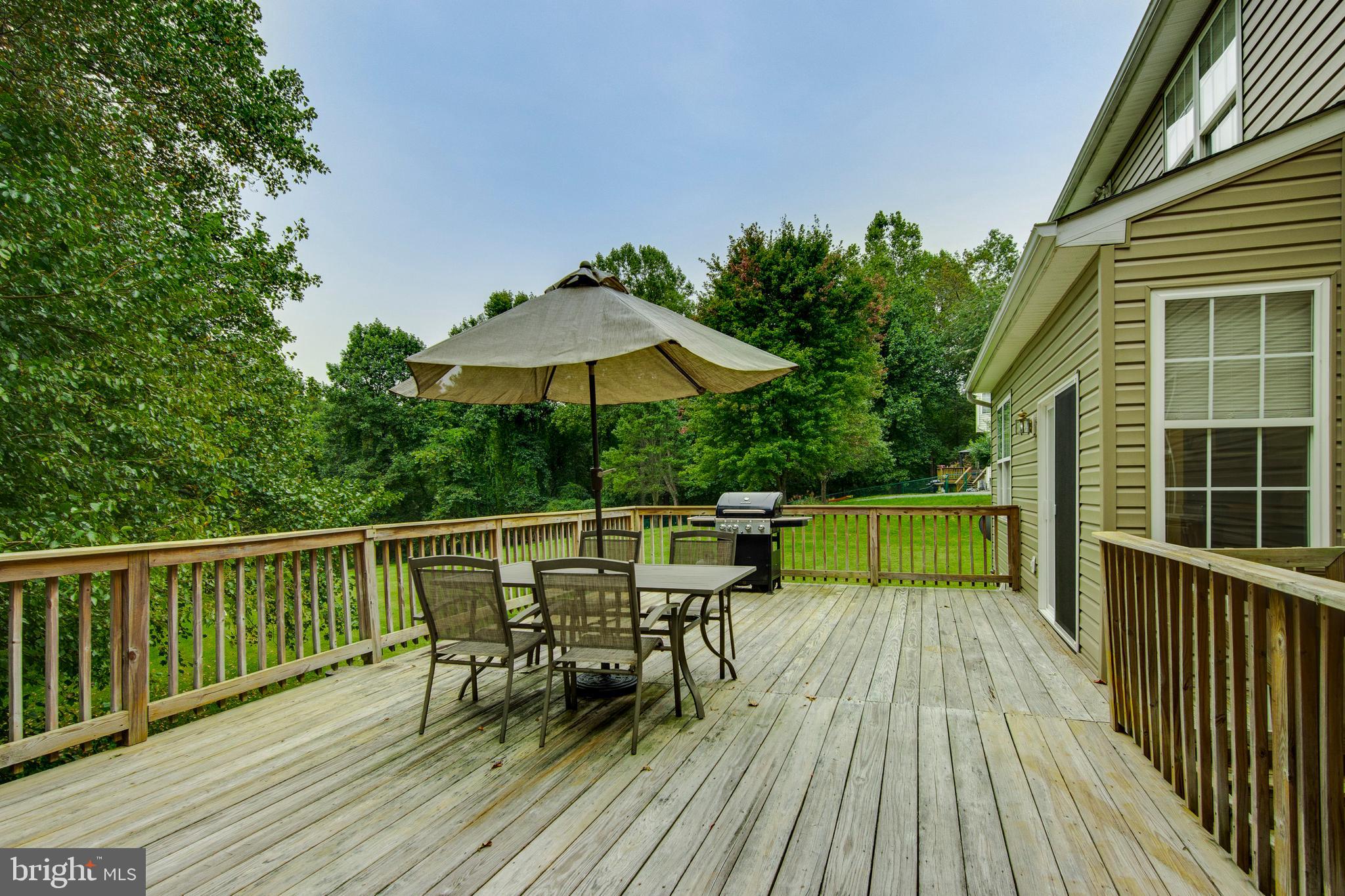 8640 Willow Run Road Windsor Mill, MD 21244 - Photo 17 of 37 Deck overlooking private yard