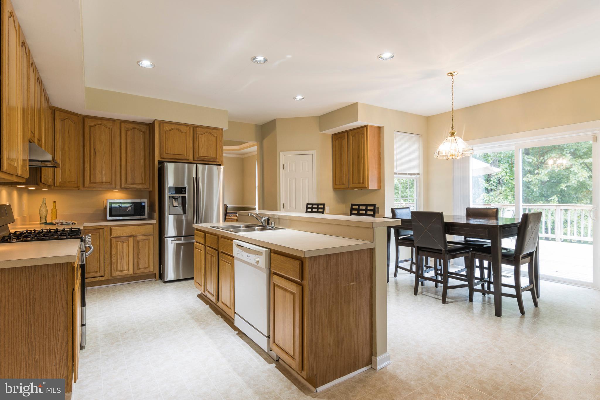 8640 Willow Run Road Windsor Mill, MD 21244 - Photo 6 of 37 Expansive Kitchen with Breakfast Room