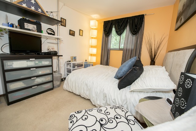4 Wedgewood Road Matteson, IL 60443 - Photo 10 of 20 a bedroom with a bed and a flat screen tv
