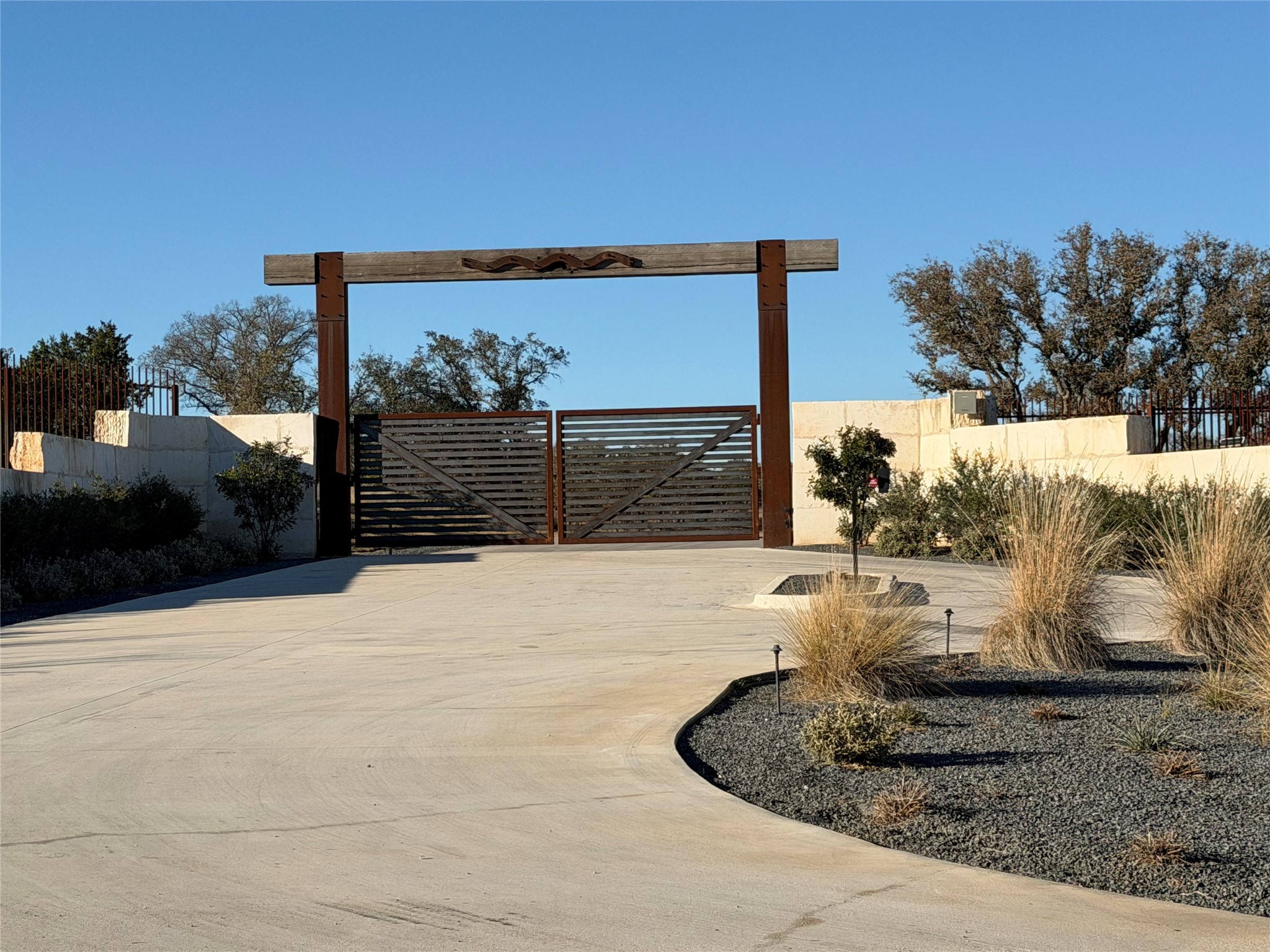 Lot 67 464th Ranch Johnson City, TX 78636 - Photo 1 of 9 a view of a backyard