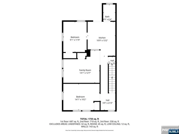 $3,000 | 826 George Street, Unit 2, Plainfield, NJ 07062