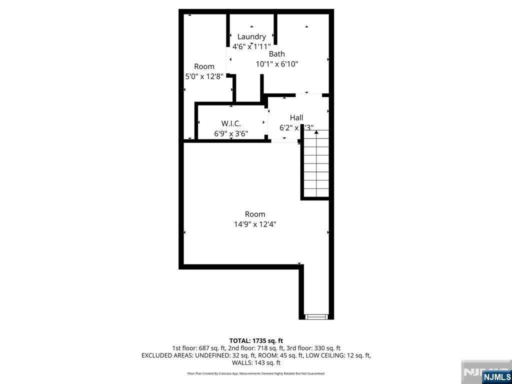 826 George Street, Unit 2 Plainfield, NJ 07062 - Photo 30 of 30 a picture of a floor plan