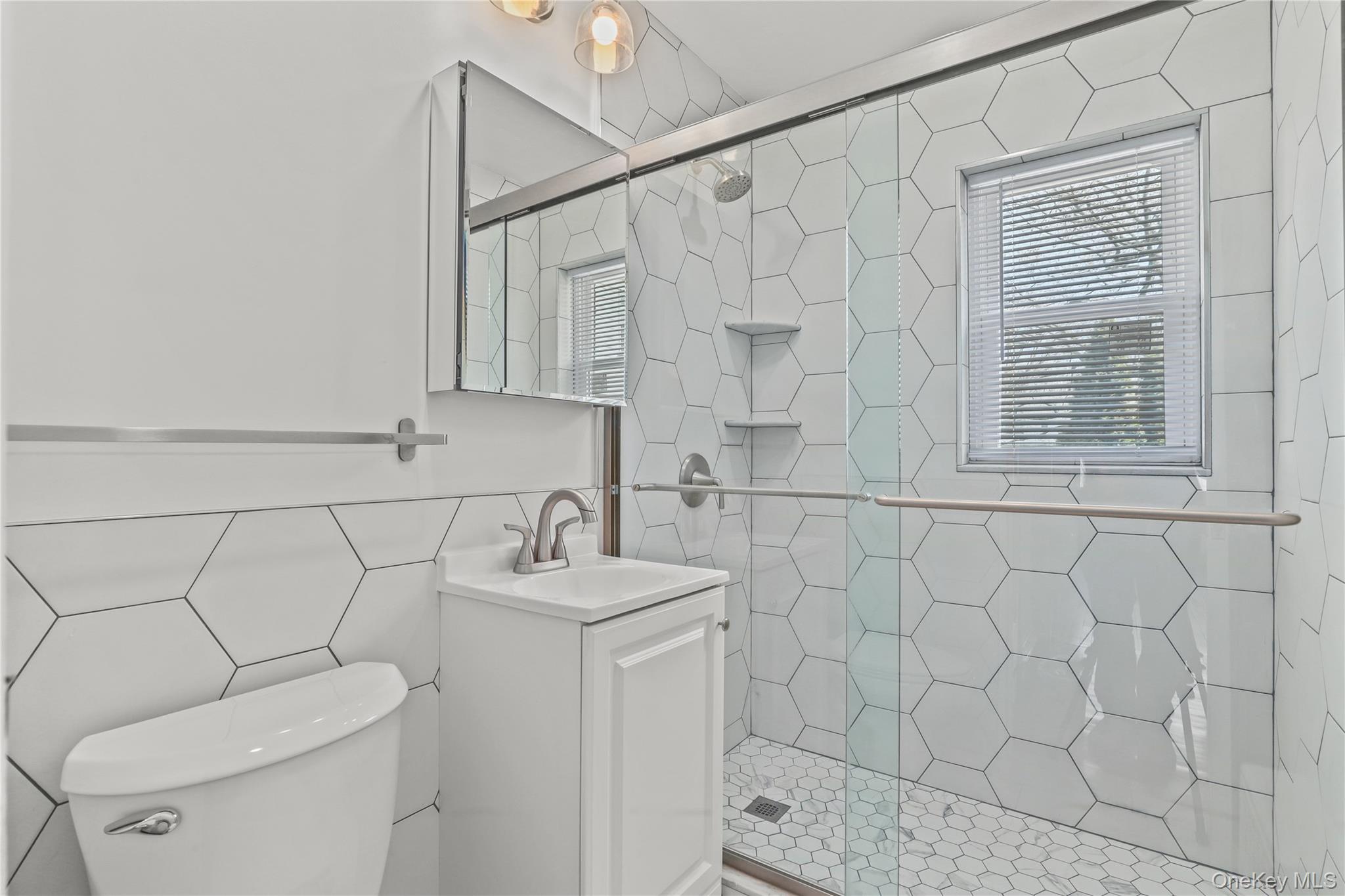 2 Peck Avenue, Unit 27A Rye, NY 10580 - Photo 7 of 15 Renovated Bathroom with Walk In Shower