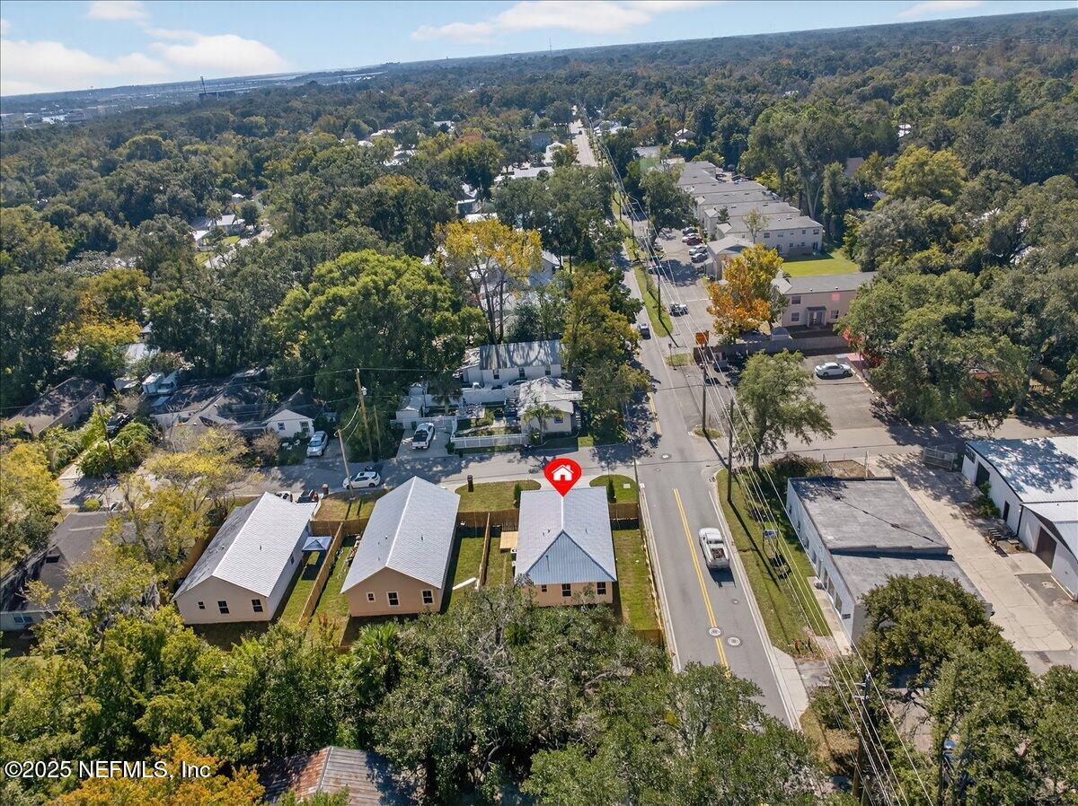 69 Josiah Street St. Augustine, FL 32084 - Photo 49 of 50 an aerial view of residential house with outdoor space and trees