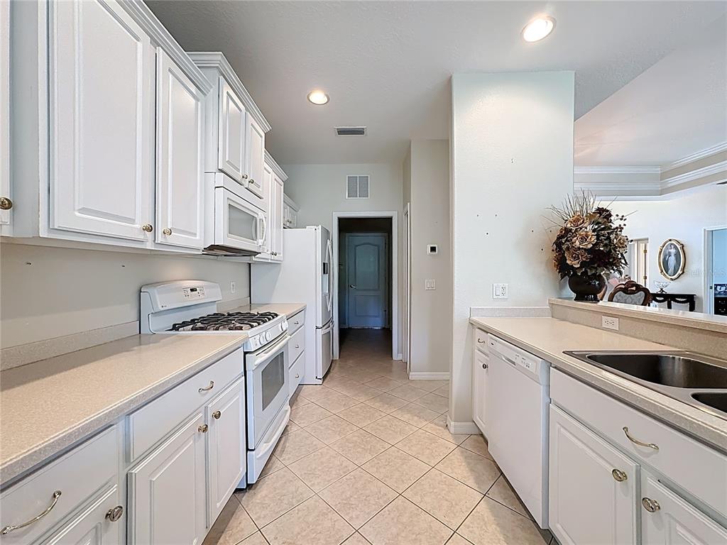 8721 Stone Harbour Loop Bradenton, FL 34212 - Photo 19 of 71 a kitchen with granite countertop a sink and cabinets