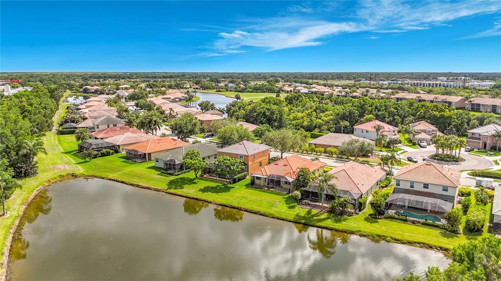 8721 Stone Harbour Loop Bradenton, FL 34212 - Photo 41 of 71 an aerial view of a houses with a swimming pool