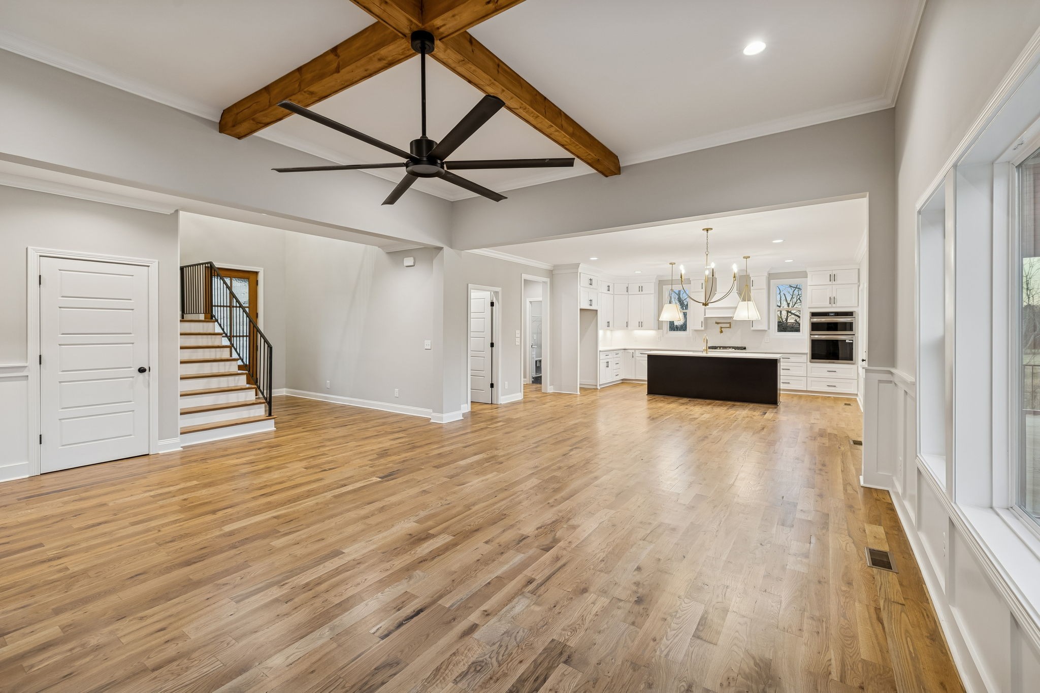 13645 Cainsville Road Lebanon, TN 37090 - Photo 11 of 60 a view of empty room with wooden floor and fan